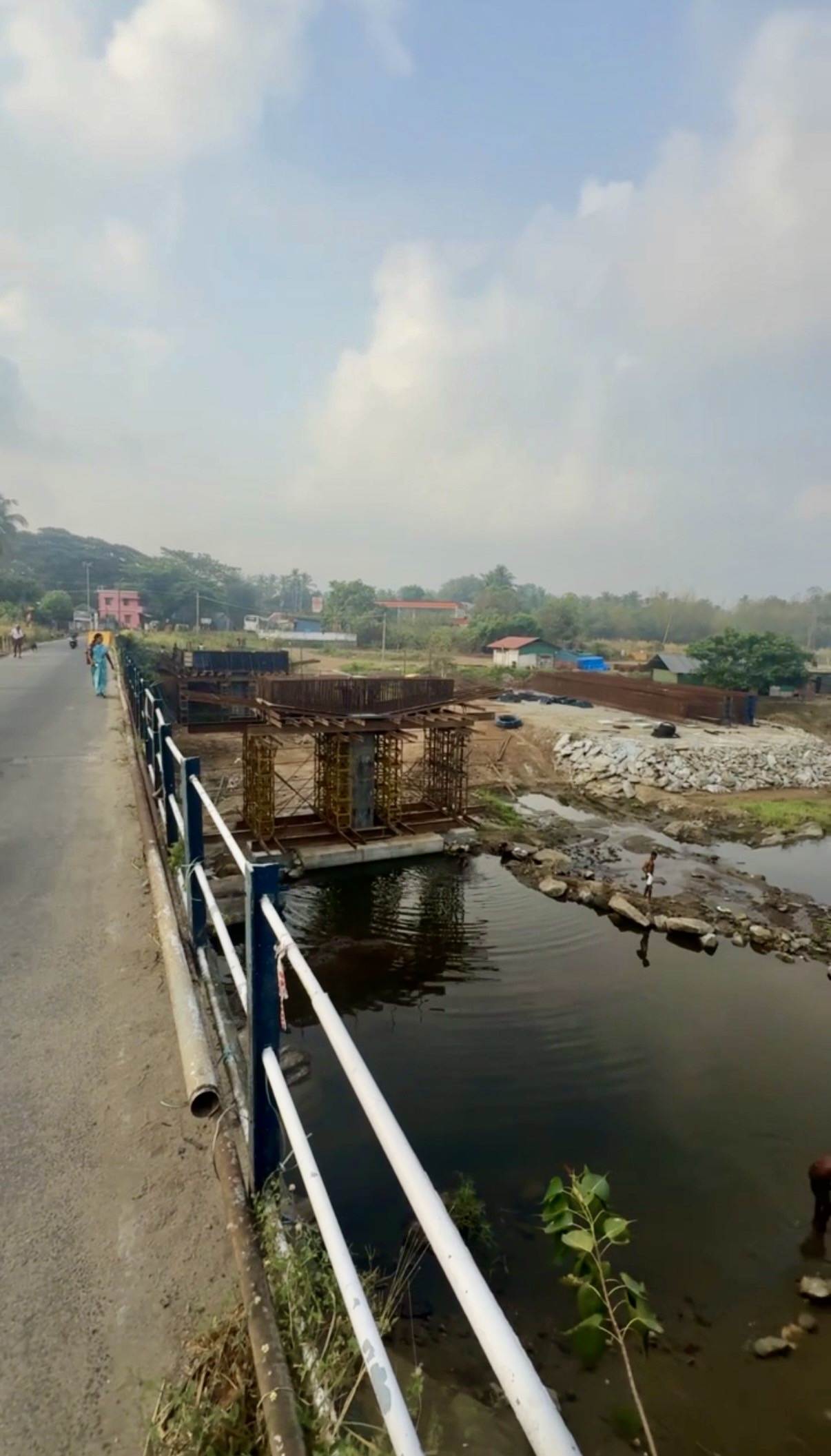 Kollengode bridge over Gayatri River Palakkad